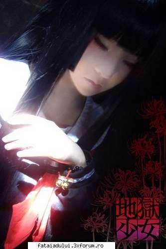 Ai Enma - hei jigoku_shoujo_and_kikuri in acea imagine ma - Ai Enma