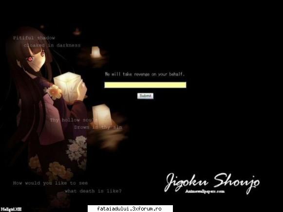 Credeti ca Jigoku Thushin exista? - voi stiti siet-ul asta???????????????????????? - Jigoku Thushin